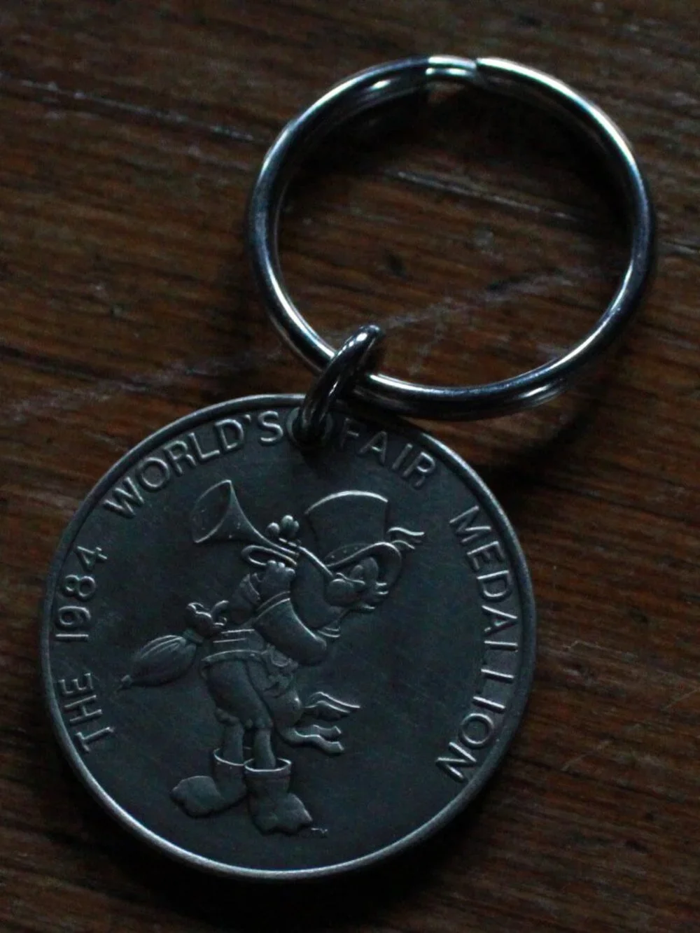 Vintage World's Fair New Orleans 1984 Medallion Keychain